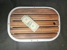 Metric Teak Deck Floor Hatch Bunker Floor Cover 42 X 27cm Monterey Boat