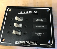 12 Volt Dc Breaker Panel Mfg By Paneltronics 82207 3 Breaker 1 5 Amp 1 10amp