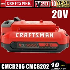 3.0ah 20v For Craftsman V20 20 Volt Max Li-ion Battery Cmcb204 Cmcb202 Cmcb201