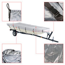 Jon Boat Cover 12ft 14ft 16ft 18ft L Beam Width Up To 75inch Grey 210d