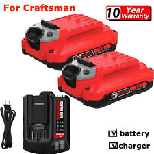 20 Volt For Craftsman V20 Max Lithium Battery Charger Cmcb204 Cmcb202 Cmcb201