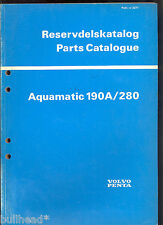 1978 Volvo Penta Aquamatic 190a280 Parts Manual 3271