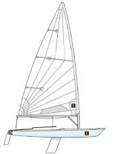 Laser Mk Ii Full Size Club Sail Bi-radial Cut With Battens Bag Window