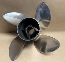 Used Johnson Evinrude Cyclone 14 X 23 Stainless Outboard Propeller 763948