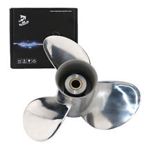 Outboard Propeller 9.25x12 For Mercury Tohatsu Nissan 9.9-20hp Stainless Steel