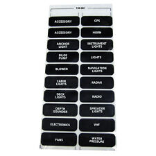 Paneltronics Dc-20 Assorted Label Sheet Control Panel Labels Decal Kit