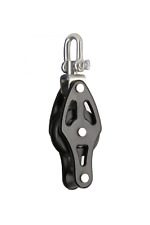 Blue Shark 28mm Sailboat Block Single With Swivel Shackle And Becket