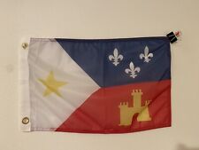 12 X 18 Louisiana Acadiana Premium Quality Flag 12x18 Cajun Banner16-z15