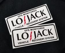 Lojack Lo-jack Decal Sticker Rv Boat Motorcycle Equipment Car Truck Security Sm