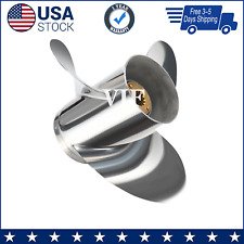 10.25 X 15 Oem Quicksilver Stainless Outboard Boat Propeller Fit Mercury 40-60hp
