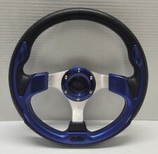 12.5inch Boat Steering Wheel 34 Inch Steering Wheel Adapter - Blue