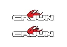2 Cajun Boat Decals Sticker Emblem Skipper Fishing Ski Crawfish Marine Vinyl Xxl