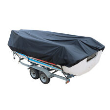 Heavy Duty Waterproof Boat Cover Trailerable Fishing V-hull Tri-hull Runabout