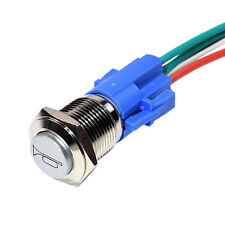 12v Push Button Air Horn Switch Wire Connector For Car Truck Tractor Motorcycle