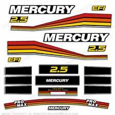 Fits Mercury Racing 260hp 2.5l Promax Outboard Decal Kit With Air Damn Pro Max