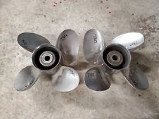 Pair Of 4 Blade 14 14 X 19p Turbo Ultima-4 Ss Props Evinrude Omc P7306 P7307