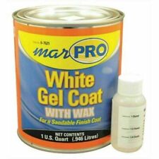 Marpro 6-7621 Gel Coat White With Wax Quart Boat Fiberglass Repair Marine