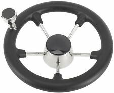 Marine 11-12 Destroyer Boat Stainless Steering Wheel With Pu Foam With Knob