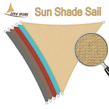 Sun Shade Sail Triangle Canopy Cover Uv Block Sunshade Yard Deck Patio Outdoor