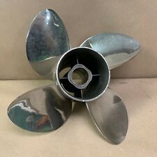 Clean Omc Brp Cyclone 14 14 X 17 Stainless Left Outboard Propeller 763939