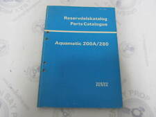 2868 Volvo Penta Parts Catalog Aquamatic 200a280 1973