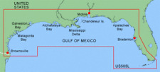 Garmin Bluechart Data Card - Mus505l Gulf Of Mexico Gpsmap 178c192c198c492c
