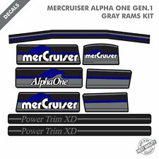 2016 Mercruiser Alpha One Gen.1 Complete Decals Kit Gray Rams Sticker Set67