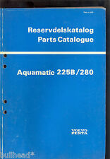 1977 Volvo Penta Aquamatic 225b280 Parts Manual 3279