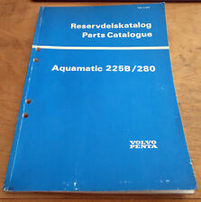 Volvo Penta Aquamatic 225b280 Parts List Book Catalog Manual 3379