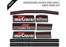 Mercruiser Stern Out Drive Maintenance Decals Sticker For Alpha 1 Mr R Ss