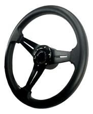 Pactrade Marine Black Non-magnetic Steering Wheel Alum Frame Boat Bore 13 Diam