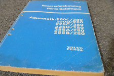 Volvo Penta 225c280 225d280 Aquamatic Drive Parts Catalog Manual Pub 3360