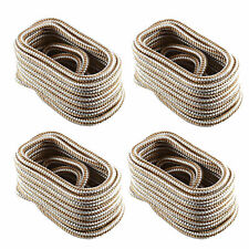 4-pack 12 Inch 25 Ft Double Braid Nylon Boat Dock Line Mooring Rope Anchor Line