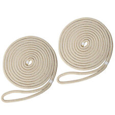 2 Pack Of Anchor Rope 58x 30 Double Braid Nylon Rope Boat Dock Line 7700 Lbs.