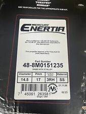 Mercury Enertia Propeller 14.5 X 17 Pitch Rh 48-8m0151235 - New In Box