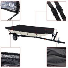 Black 210d For Jon Boat Cover 12ft-18ft L Beam Width Up To 75inch