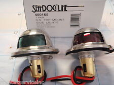 Bow Light Red Green Side Lights 400165 Seadog Stainless Top Mount Navigation