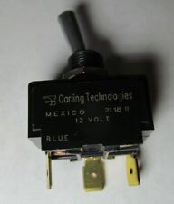 Carling Lt-1511-640-012 Lighted Lit Tip Toggle On Off Switch Blue 12v 1p