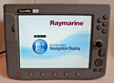 Raymarine C120 E02022 Gps Chart Plotter Fishfinder Radar Mfd W Mounting Gasket