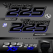 Mercury Racing 225xs Outboard Set Decal Stickers M-225-xs