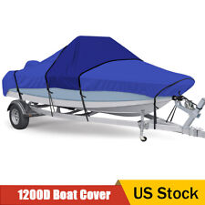 Heavy Duty 1200d Waterproof Boat Cover For 20ft-22ft Center Console Boat Cover