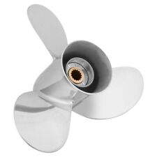 13 12x21 Outboard Propeller Fit Yamaha Engines 50-130hp 15 Tooth 3 Bladesrh