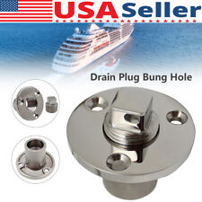 1 Inch Hole Screw Type 316 Stainless Steel Marine Boat Garboard Drain Plug Bung