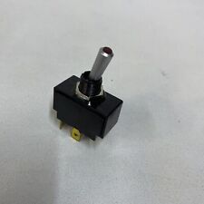 Carling Tech Toggle Switch 20a 12v Red Lighted 1318r