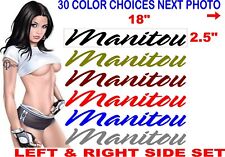Manitou Trailer Pontoon Window Boat Decal Boats Decals 30 Color Choices