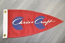 Chris Craft Boat Burgee Pennant Flag - Runabouts 1945-1960 Poly Cotton