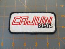 Vintage Cajun Boats Fishing Patch - 4 14 X 2 Inch