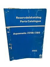 Volvo Penta Aquamatic 225b280 Parts Catalogue 3379