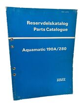 Volvo Penta Aquamatic 190a280 Parts Catalogue 3271