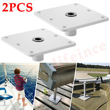 2pcs Aluminum Boat Seat Base 7 X 7 Boat Seat Pedestal 34 Pin Post Socket